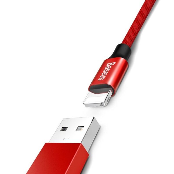 Baseus Yiven Lightning kábel 180 cm 2A (červený) - Image 2