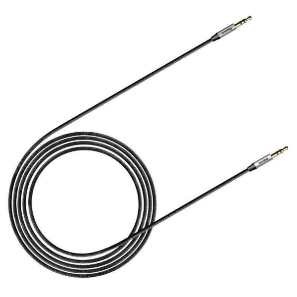 Baseus Yiven Audio kábel mini jack 3,5 mm AUX, 1 m (čierny + strieborný) - Image 7