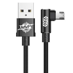 Baseus MVP Kolenový kábel USB na micro USB 2A 1 m - čierny