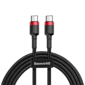 Baseus Cafule kábel USB-C PD 2.0 QC 3.0 60W 2 m (čierny+červený)