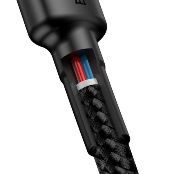 Baseus Cafule kábel USB-C PD 2.0 QC 3.0 60W 2 m (čierny+červený) - Image 5