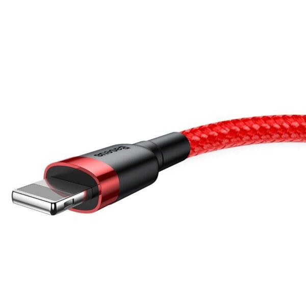 Kábel Baseus Cafule USB Lightning 2A 3 m (červený) - Image 4