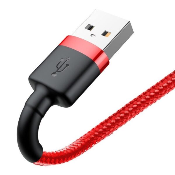 Kábel Baseus Cafule USB Lightning 2A 3 m (červený) - Image 5