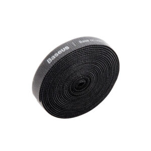 Baseus Rainbow Circle pásky na suchý zips 3 m čierna