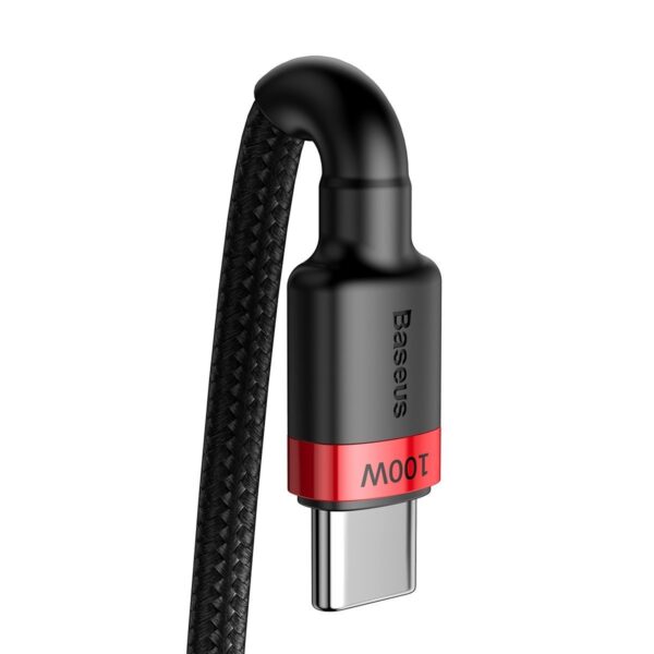 Baseus Cafule PD2.0 100W bleskové nabíjanie USB pre kábel typu C (20V 5A)2m červený+čierny - Image 2