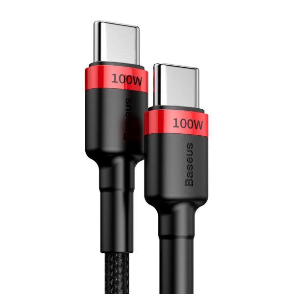 Baseus Cafule PD2.0 100W bleskové nabíjanie USB pre kábel typu C (20V 5A)2m červený+čierny - Image 4