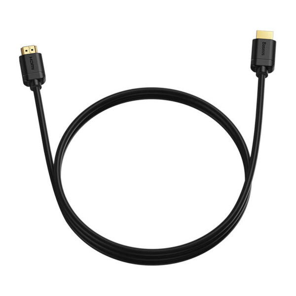 Baseus 2x kábel HDMI 2.0 4K 60Hz, 3D, HDR, 18 Gb/s, 2 m (čierny) - Image 6