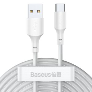 Baseus Simple Wisdom Súprava dátového kábla USB na typ C 5A (2 ks/sada）1