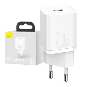 Rýchlonabíjačka Baseus Super Si 1C 20W (biela)