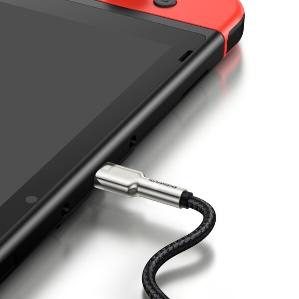 Kábel USB-C na USB-C Baseus Cafule, 100 W, 1 m (čierny) - Image 6