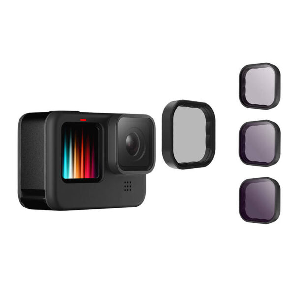 Sada filtrov ND 8/16/32 Telesin pre GoPro Hero 9 / Hero 10 / Hero 11 (GP-FLT-902) - Image 3