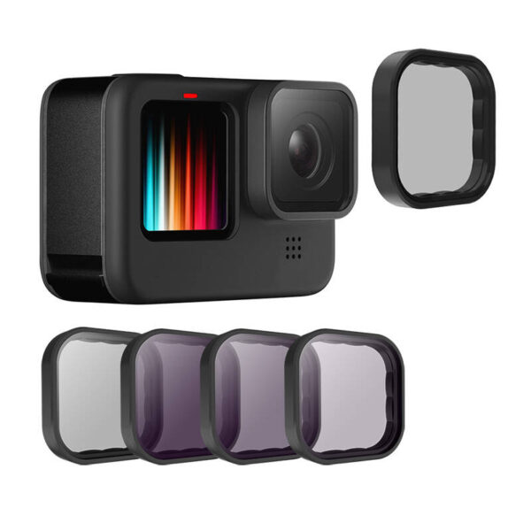 Sada filtrov CPL+ND 8/16/32 Telesin pre GoPro Hero 9 / Hero 10 / Hero 11 (GP-FLT-903) - Image 3
