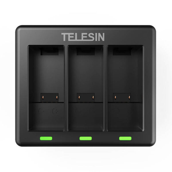 Telesin 3-slotová nabíjačka + 2 batérie pre GoPro Hero 11 / Hero 10 / Hero 9 - Image 4