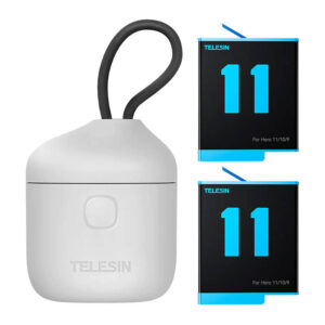 3-slotová vodotesná nabíjačka Telesin Allin box + 2 batérie pre GoPro Hero 11 / 10 / 9