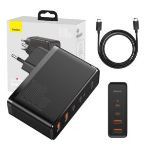 Cestovná nabíjačka Baseus GaN2 Pro Quick 2x USB + 2x USB-C