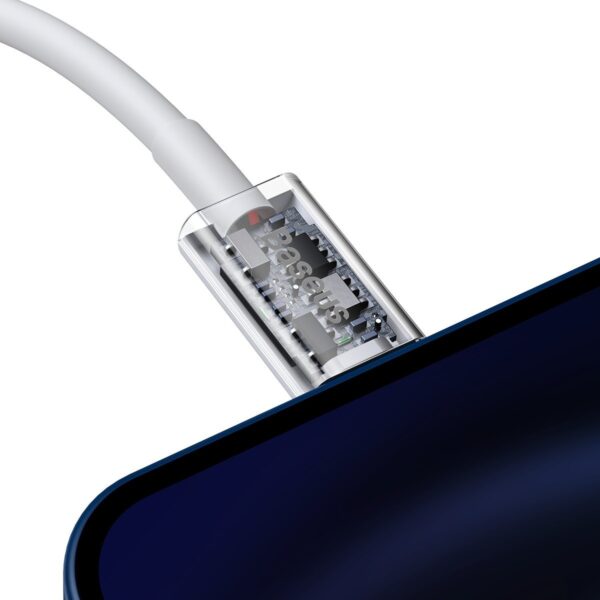 Kábel Baseus Superior Series USB-C na Lightning, 20W, PD, 1,5 m (biely) - Image 7
