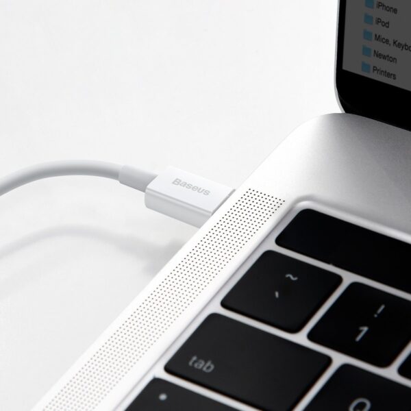 Kábel Baseus Superior Series USB-C na Lightning, 20W, PD, 1,5 m (biely) - Image 8