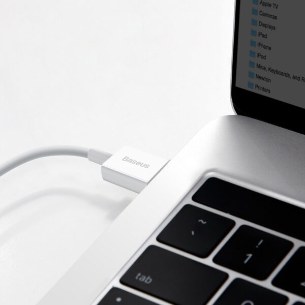 Kábel Baseus Superior Series USB na USB-C, 66 W, 2 m (biely) - Image 9