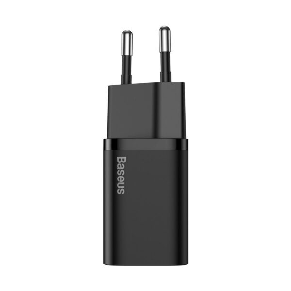 Rýchlonabíjačka Baseus Super Si 1C 25W s káblom USB-C pre USB-C 1 m (čierna) - Image 3