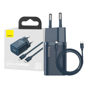 Baseus Super Si Quick Charger 1C 20W s káblom USB-C pre Lightning 1m (modrý)