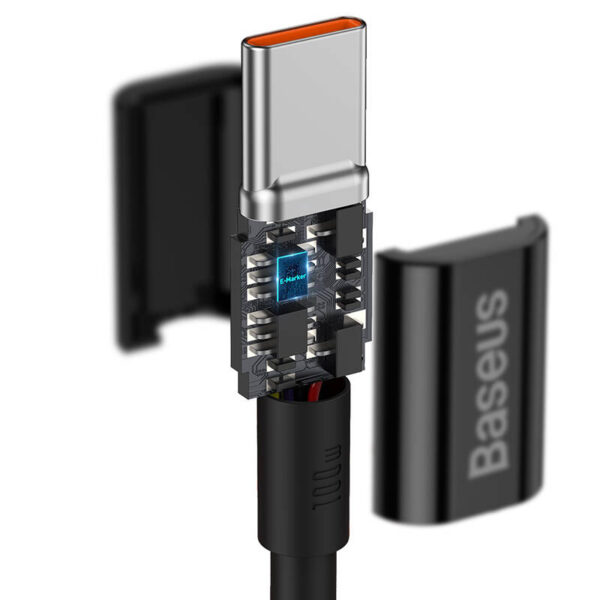 Kábel Baseus Superior Series USB-C na USB-C, 100 W, 1 m (čierny) - Image 5