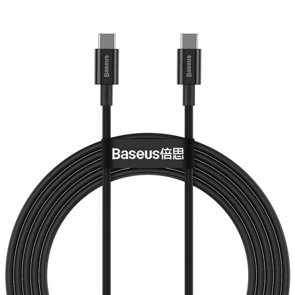 Kábel Baseus Superior Series USB-C na USB-C, 100 W, 2 m (čierny) - Image 6