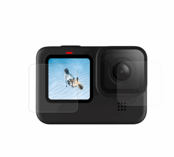 Tvrdené sklo na obrazovku a objektív Telesin pre GoPro Hero 9 / Hero 10 / Hero 11 (GP-FLM-901) - Image 2