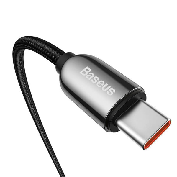 Kábel USB-C na displej USB-C Baseus, 100 W, 2 m (čierny) - Image 4
