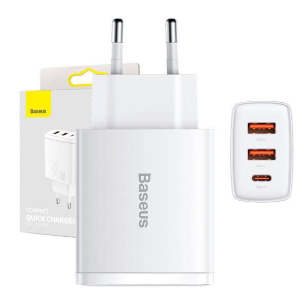 Sieťová nabíjačka Baseus Compact Quick Charger