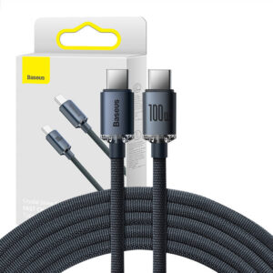 Baseus Crystal Shine kábel USB-C na USB-C