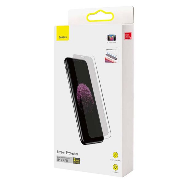 Baseus 0,3 mm ochranná fólia (balenie 2 ks) pre iPhone XR/11 6,1 palca - Image 6