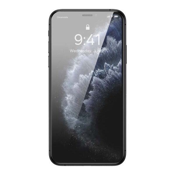 Baseus 0,3 mm celosklenená fólia z tvrdeného skla (balenie 2 ks) pre iPhone XS Max / 11 Pro Max 6,5 palca - Image 4