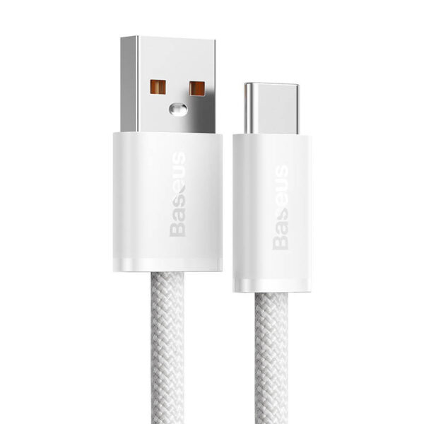 Kábel USB na USB-C Baseus Dynamic Series, 100 W, 1 m (biely) - Image 5
