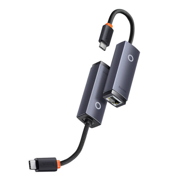 Sieťový adaptér Baseus Lite Series USB-C na RJ45 (sivý) - Image 3