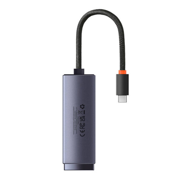 Sieťový adaptér Baseus Lite Series USB-C na RJ45 (sivý) - Image 4
