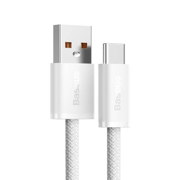 Kábel USB na USB-C Baseus Dynamic Series, 100 W, 2 m (biely) - Image 6
