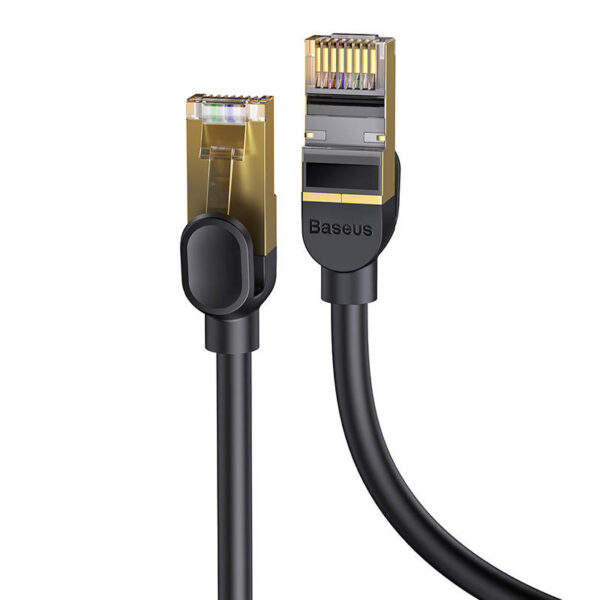 Sieťový kábel Baseus Ethernet RJ45, 10 Gb/s, 1 m (čierny) - Image 4