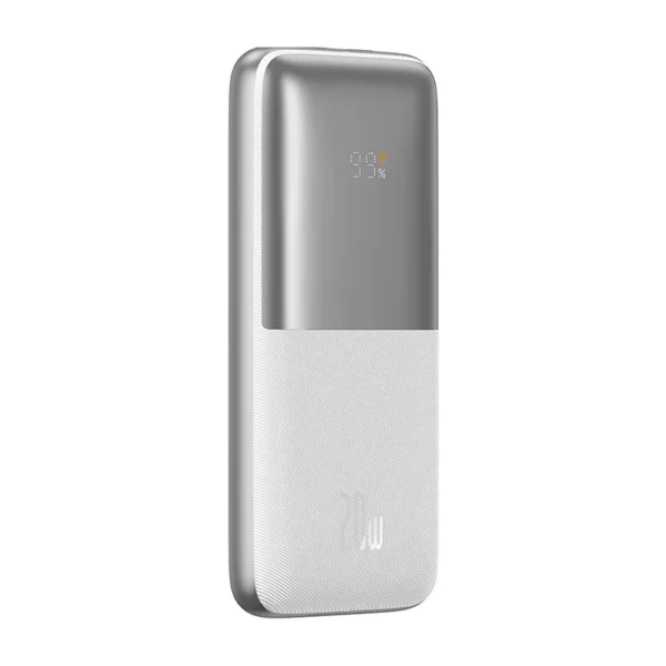 Powerbanka Baseus Bipow Pro 10000mAh, 2xUSB, USB-C, 20W (biela) - Image 5