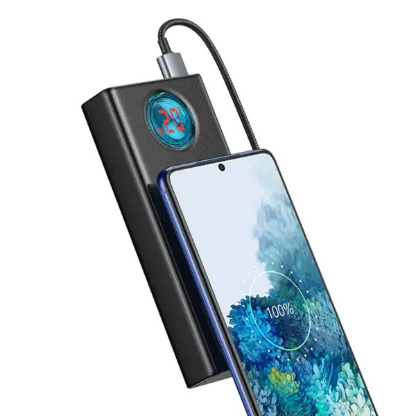 Powerbanka Baseus Amblight 30000mAh, 4xUSB, USB-C, 65W (čierna) - Image 6