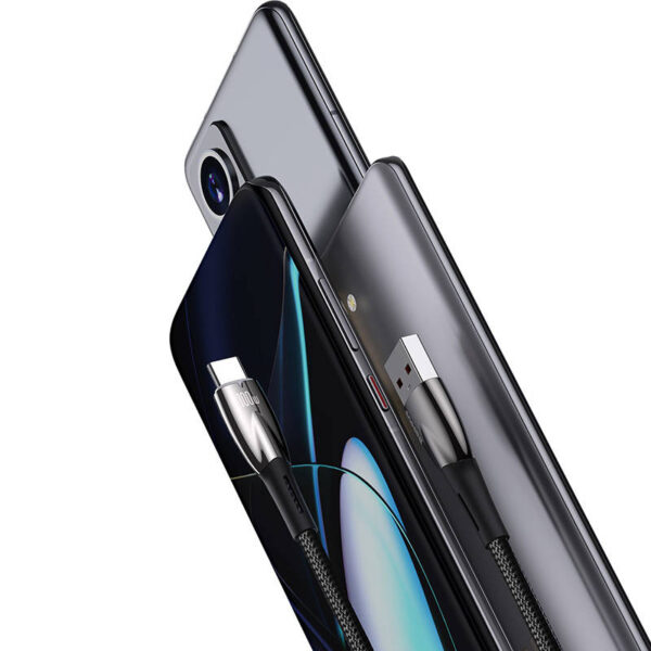 Kábel USB pre sériu Baseus Glimmer USB-C, 100 W, 1 m (čierny) - Image 4