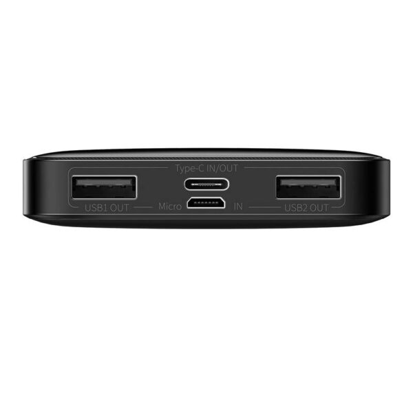 Powerbanka Baseus Bipow 10000mAh, 15W (čierna) - Image 3