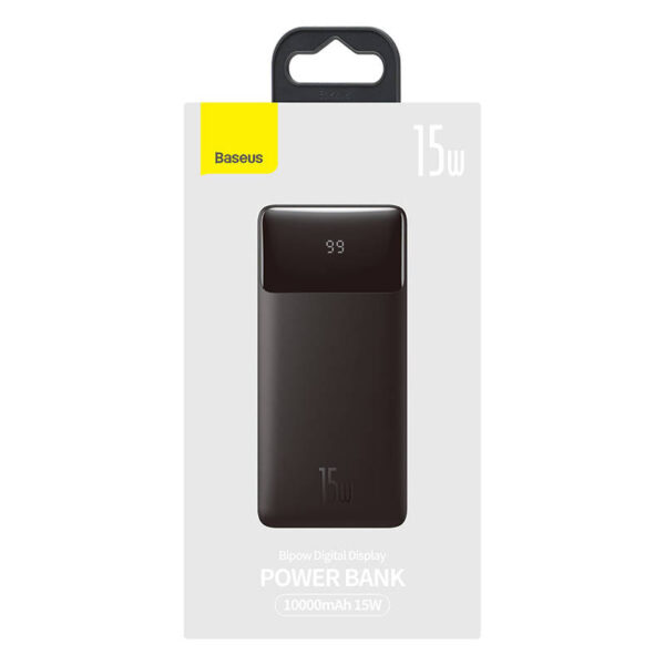 Powerbanka Baseus Bipow 10000mAh, 15W (čierna) - Image 8