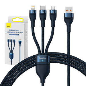 Kábel 3v1 USB Baseus USB 3v1 Baseus Flash Series