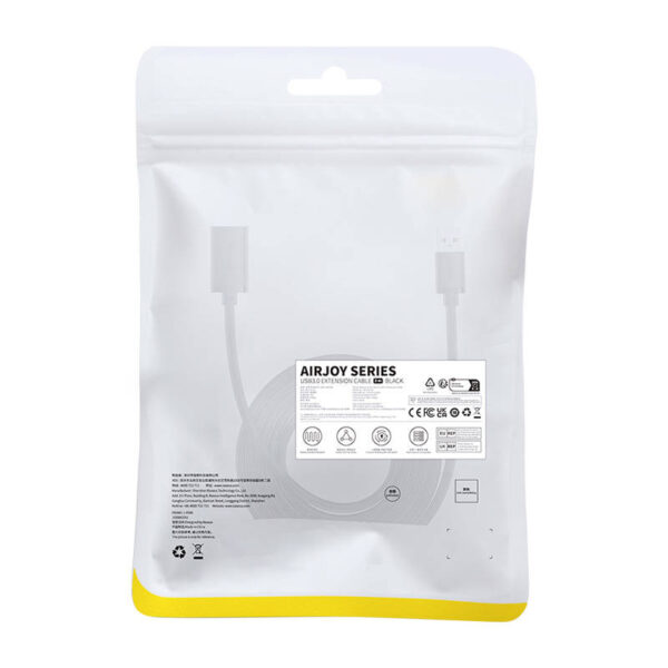 Predlžovací kábel Baseus USB 3.0 samec - samica, séria AirJoy, 3 m (čierny) - Image 9