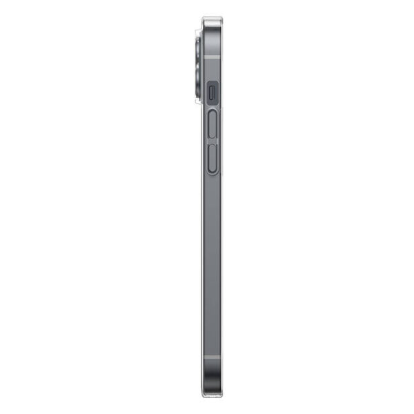 Puzdro na telefón Baseus Magnetic Crystal Clear pre iPhone 13 (priehľadné) s ochranným krytom displeja z celoplošného tvrdeného skla a čistiacou súpravou - Image 4