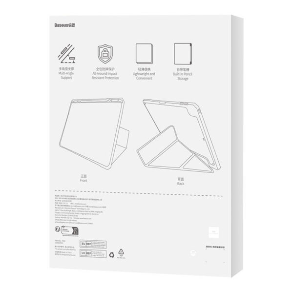 Ochranné puzdro Baseus Minimalist pre iPad Air 4/Air 5 10,9-palcový (čierne) - Image 8
