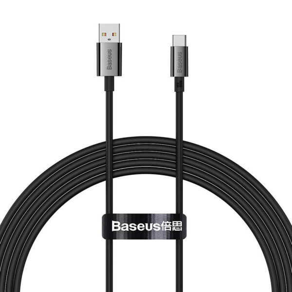 Kábel USB do USB-C Baseus Superior 100W 2 m (čierny) - Image 2