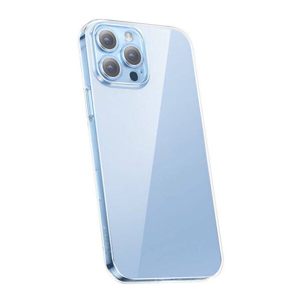 Priehľadný obal a sada tvrdeného skla Baseus Corning pre iPhone 13 Pro - Image 5