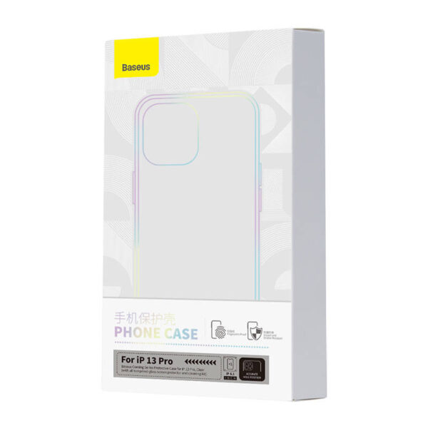 Priehľadný obal a sada tvrdeného skla Baseus Corning pre iPhone 13 Pro - Image 9