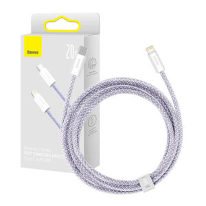 Kábel USB-C na Lightning Baseus Dynamic 2 Series 20W 2 m (fialový)